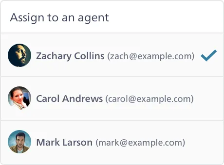 Assign tickets to the right customer support agent in
SupportBee